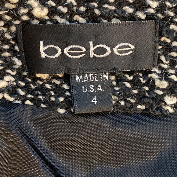 Bebe Marled Textured Wool Blend Skirt - Picture 5 of 6